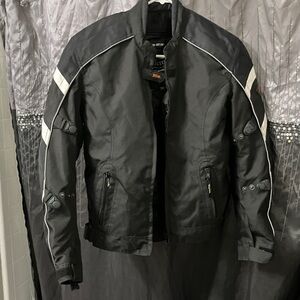 Unisex XELEMENT Black Motorcycle Jacket Size: Large